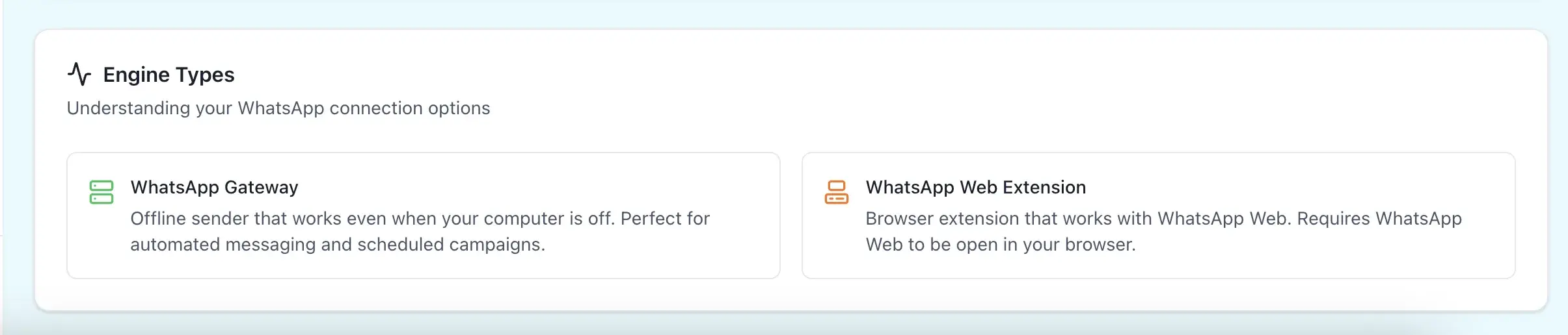 Engine Types Overview