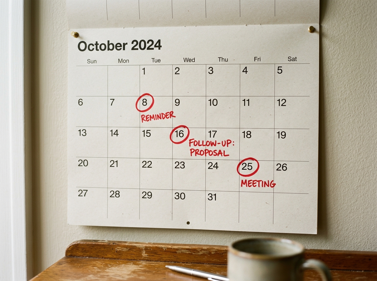 calendar desk recurring