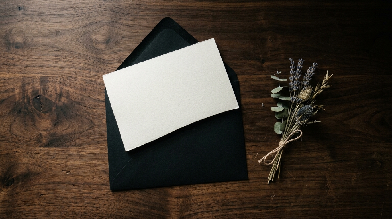 Exclusive VIP envelope and card on a dark desk symbolizing early access invitation